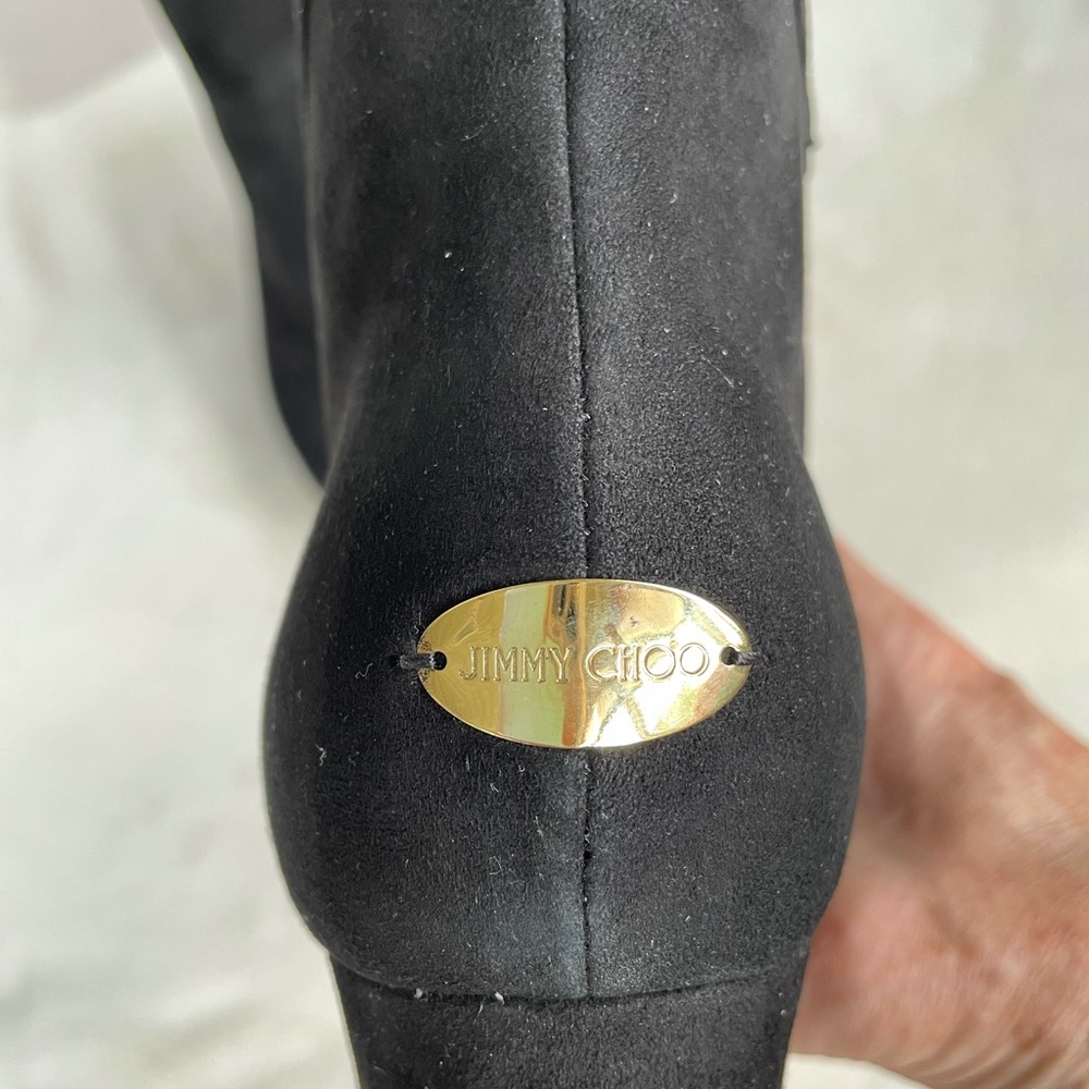 🔶NIB Jimmy Choo Marcia 80 Suede Ankle Boot - Picture 8 of 14